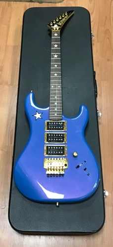 MA3 1988 Kramer RS Richie Sambora Signature Model Flip Flop Blue + Case & Papers