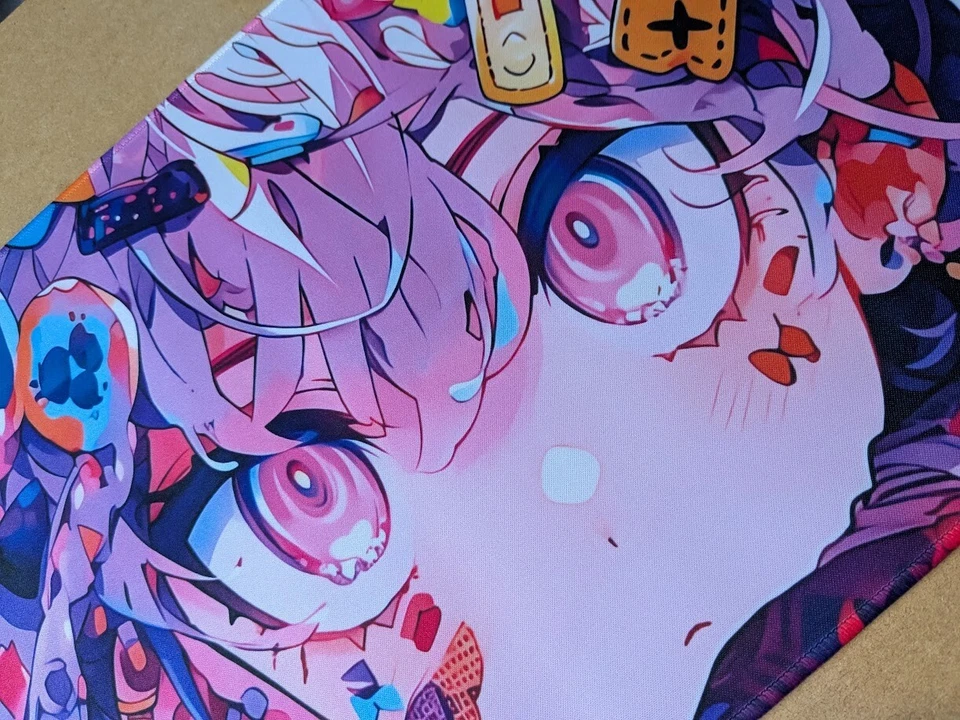 XL Gaming Mouse Pad Desk Mat 60x30cm – Cute Purple-Haired Anime Girl – New UK B5 - Image 2 of 4