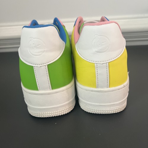 Yums Shoes Rainbow Sherbet Mens Size 9/Womens Size 10.5 White/Pink Sneakers - Picture 5 of 12