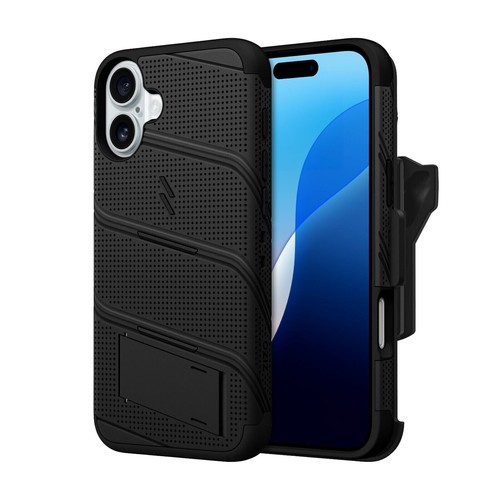 For iPhone 16 Plus ZIZO BOLT Bundle Case with Tempered Glass HOLIDAY SALE $27.99 - Picture 4 of 9