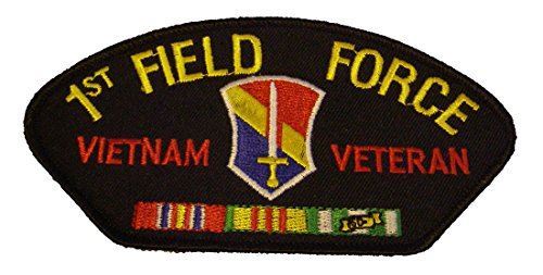 US ARMY FIRST 1ST FIELD FORCE VIETNAM VETERAN PATCH W/ RIBBONS - Bild 1 von 1