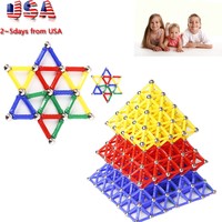 Usa 60pcs Kids Intelligence Educational Toys Hands-on Building Magnetic Stick Usa 60pcs Kids Intelligence Educational Toys Hands-on Building Magnetic Stick