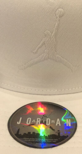 Cappello campione Nike Michael Jordan bianco ""2015" con ologramma ed etichette - Foto 2 di 8
