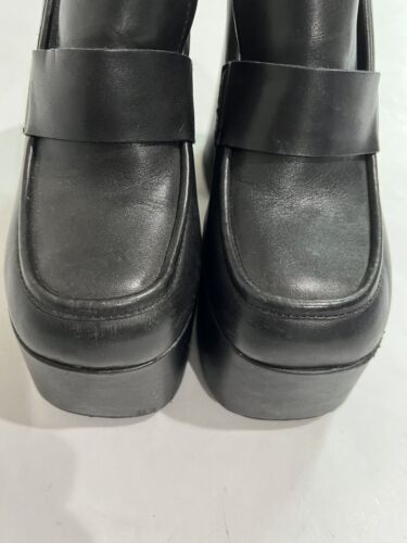 Windsor Smith Chemistry Oxford Platform Heels in Black - Picture 4 of 9