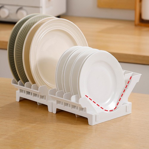 Dish Drainer Rack Kitchen Plates Holder Drying Plates Display Draining Cabinet - Picture 9 of 12