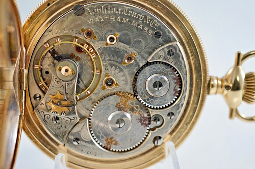 1902 Waltham A.T.&Co Grade Model 1892 17 Jewels 18 Size Pocket Watch Runs - Picture 14 of 24