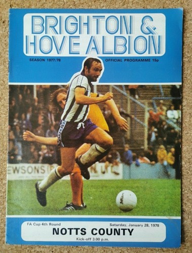 Programme Brighton Hove Albion Football Goldstone Ground Programmes - Various - Picture 12 of 81