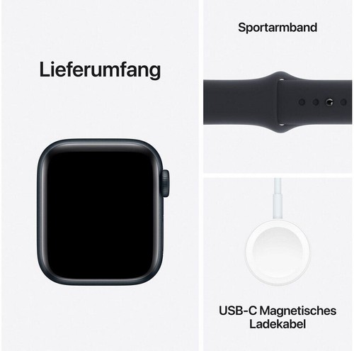 Apple Watch SE 40mm Midnight Aluminiowa obudowa MXE73QL/A - NOWA & ORYGINALNE OPAKOWANIE - Zdjęcie 5 z 5