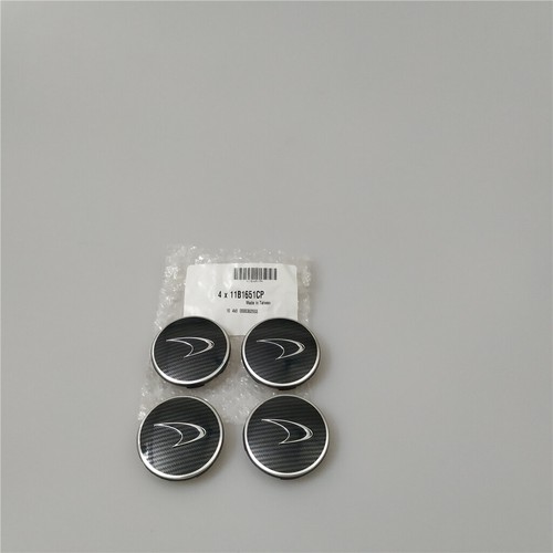 Genuine Mclaren MP4-12C 650s Black Carbon Fibre Wheel Hub Cap Kit 11B1651CP New - Foto 5 di 6