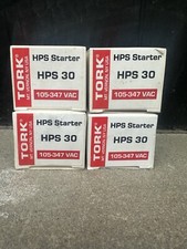 Lot of 4 TORK HPS 30 High Pressure Sodium Starters 105–347 VAC – New in Box