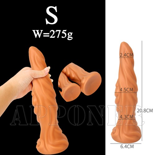 Anal Plug Long Dildo Toys Massage Suction Cup Ass Plug Anal Dilator Adult Toys - Picture 18 of 30