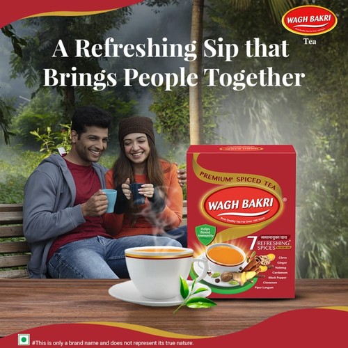 Wagh Bakri Premium Tè Speziato con 7 Spezie Rinfrescanti 250g, Tè Nero - Spedizione Rapida - Foto 7 di 7