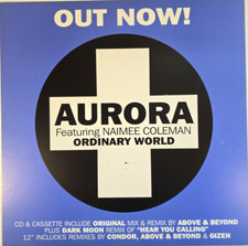 Aurora original record shop instore promo card size 12" x 12" ideal for framing