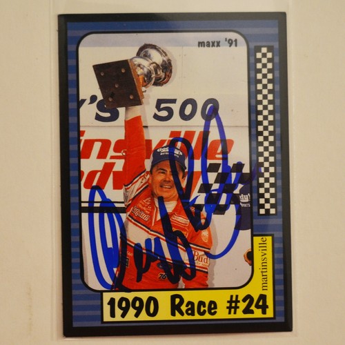 1991 Maxx Racing NASCAR Autograph Signed #s 101-240 - Complete Your Set U Pick - Picture 65 of 88