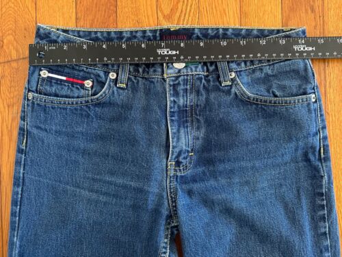 Vintage Y2k Tommy Hilfiger Jeans 28 30 Flared Bootcut Bell Bottom Low Rise 0 2 4 - Picture 7 of 10