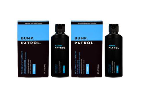 2 X Bump Patrol VERBESSERTE ORIGINAL Formel Aftershave Behandlung 2 Unzen UK Verkäufer