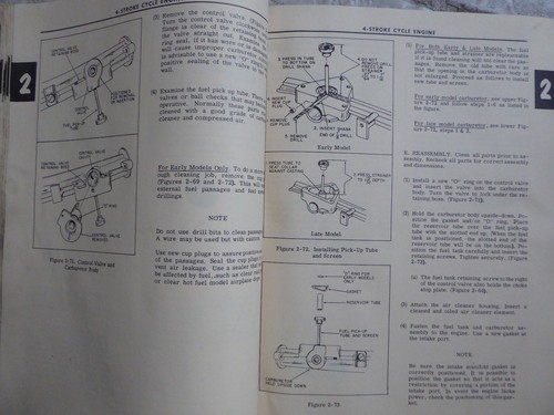 1974 Lauson Power Products 4-Stroke Cycle Engine Mechanic's Handbook #692509 - Picture 5 of 6