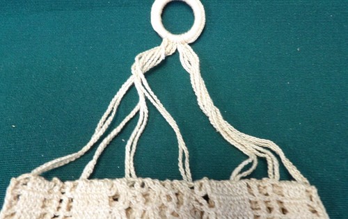 Two Victorian Era Hand Crocheted and Sewn Purses or Bags - Picture 16 of 22