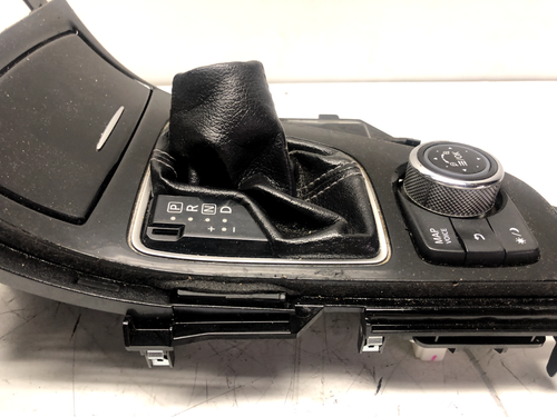 14-22 INFINITI Q50 CENTER CONSOLE SHIFTER GEAR TRIM COVER PANEL OEM - Picture 3 of 16