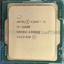 Intel Core i5-11600 6 core 12 threads 12MB SRKNW 3.80GHz LGA-1200 CPU Prozessor