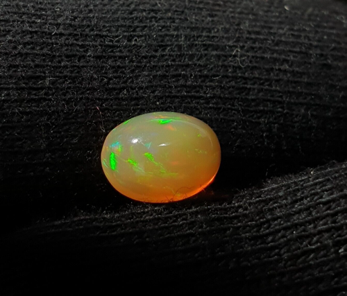 Ópalo etíope natural ópalo fuego welo forma ovalada cabujón piedra preciosa suelta 1,40 quilates - Imagen 3 de 5
