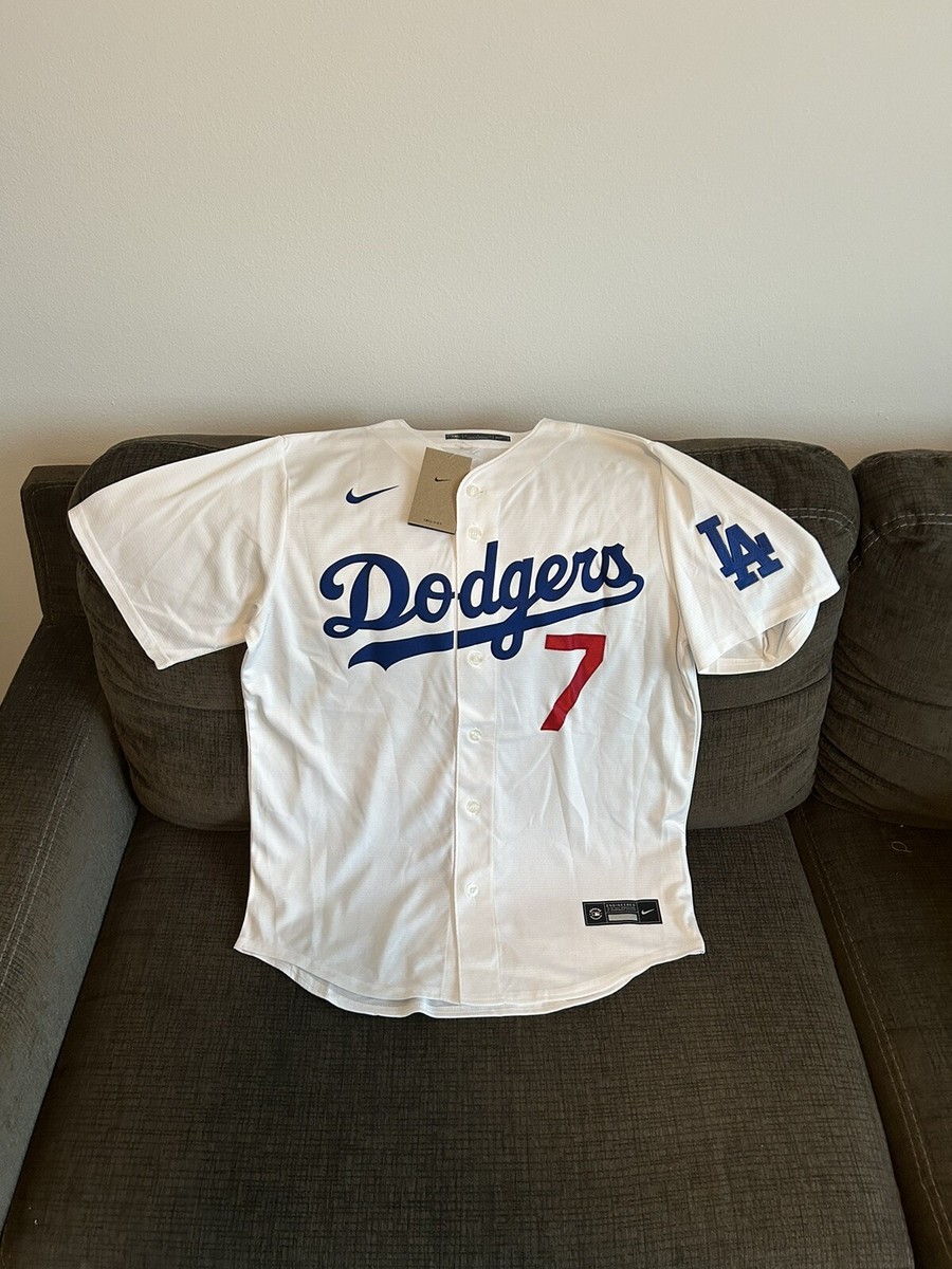 Nike Authentic Los Angeles LA Dodgers Julio Urias Baseball Jersey Men s Sz M eBay