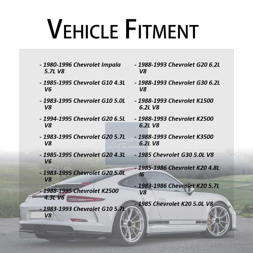 Sensor de temperatura do líquido de arrefecimento do motor para 1985-1986 Chevrolet K30 4.8L - Imagem 4 de 4