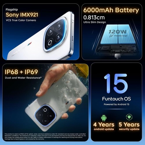 iQOO 13 5G Factory Unlocked Dual SIM Global ROM 12GB RAM 256GB Storage - Legend - Bild 9 von 9