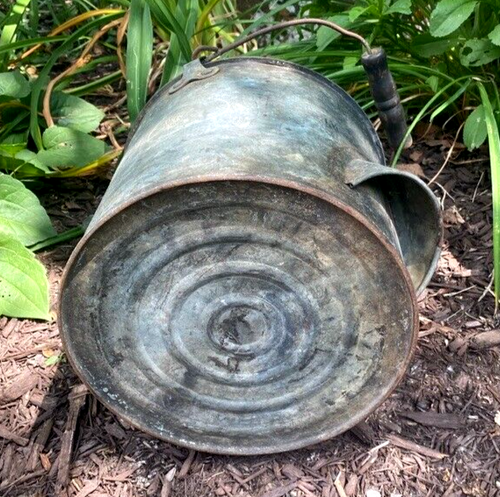 Antigua lata de agua galvanizada Keystone Pennsylvania Railroad de colección con caño - Imagen 7 de 7