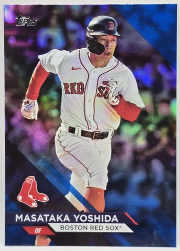 2024 Topps Flagship Collection Exclusive Masataka Yoshida #4 Blue Foil /50  - Foto 1 di 2