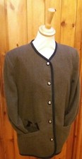 Birgitta Vintage Pure Wool Folklore Nordic/scandi Stag Head Embroidery Jacket 14