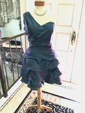 NEW with tags ROBERTA  one shoulder beaded Homecoming social party dress  11/13