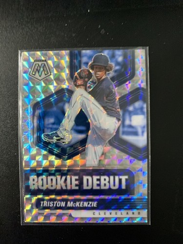 2021 Panini Mosaic Debuts Mosaic #14 Triston McKenzie Indians - Foto 1 di 2