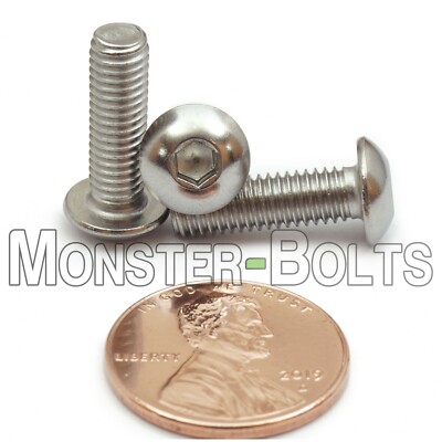 PACK OF 20 M4 x 16mm METRIC A2 STAINLESS DIN7380 SOCKET BUTTON HEAD SCREW BOLTS
