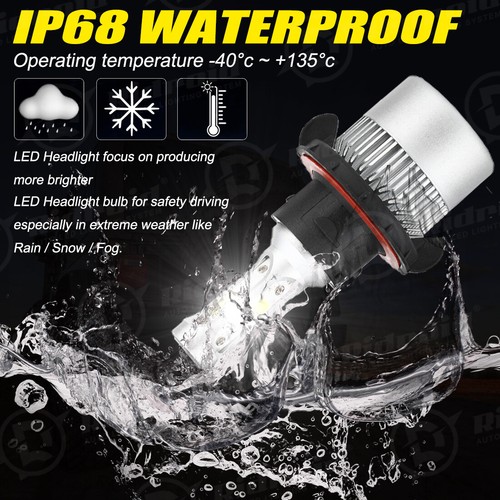 H13 LED Headlight Bulbs For Ford F150 2004-2014 F-250 F-350 Super Duty 2005-2020 - Picture 4 of 11