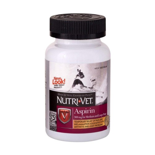 Nutri-Vet Aspirin for Dogs | Medium to Large | 300mg | 75 count - Picture 12 of 18