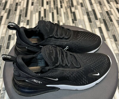 Nike Air Max 270 BLACK WHITE AH8050 002 ANTHRACITE Size 10 Men s