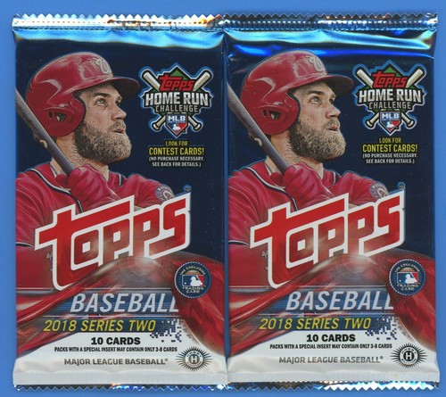 Lot of (4) 2018 Topps Series-2 HOBBY Pack, Ohtani, Acuna Torres Rookie RC AUTO??