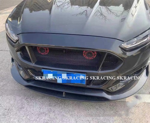 For Ford Mondeo Fusion 2013-2016 Gloss Black Front Bumper Upper + Lower Grille - Picture 4 of 15