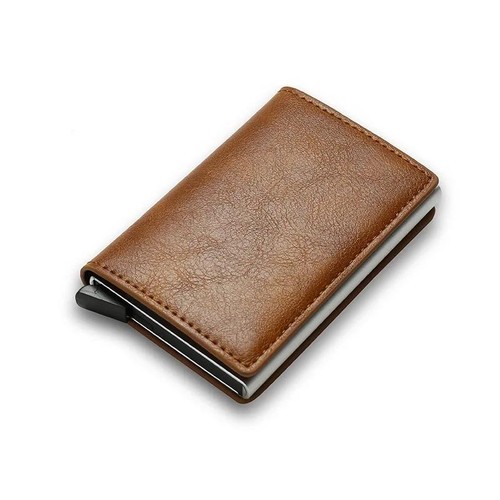 Cartera De Cuero Ultra Delgada Para Hombre Billetera Tarjetero Lujo Multifunción - Imagen 17 de 23