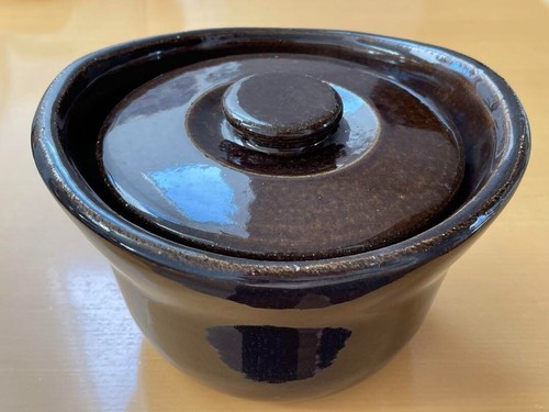 MUJI IGAYAKI DONABE OKOGE KAMADO japanischer 3-Tassen-Reiskocher Steingut Topf - Bild 6 von 9