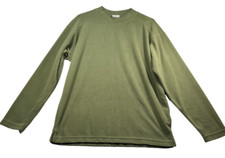Columbia Sweater Mens size Small Green Long Sleeve Pullover