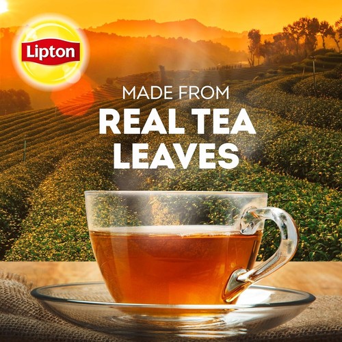 Lipton Decaf Tea Bags Black Tea Iced or Hot Tea Can Support Heart Health 50 T... - Picture 3 of 4