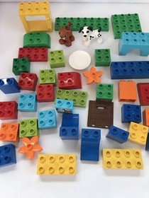 Lego DUPLO All-in-One-Gift-Set (#10570) Complete W/Storage Box (please read)