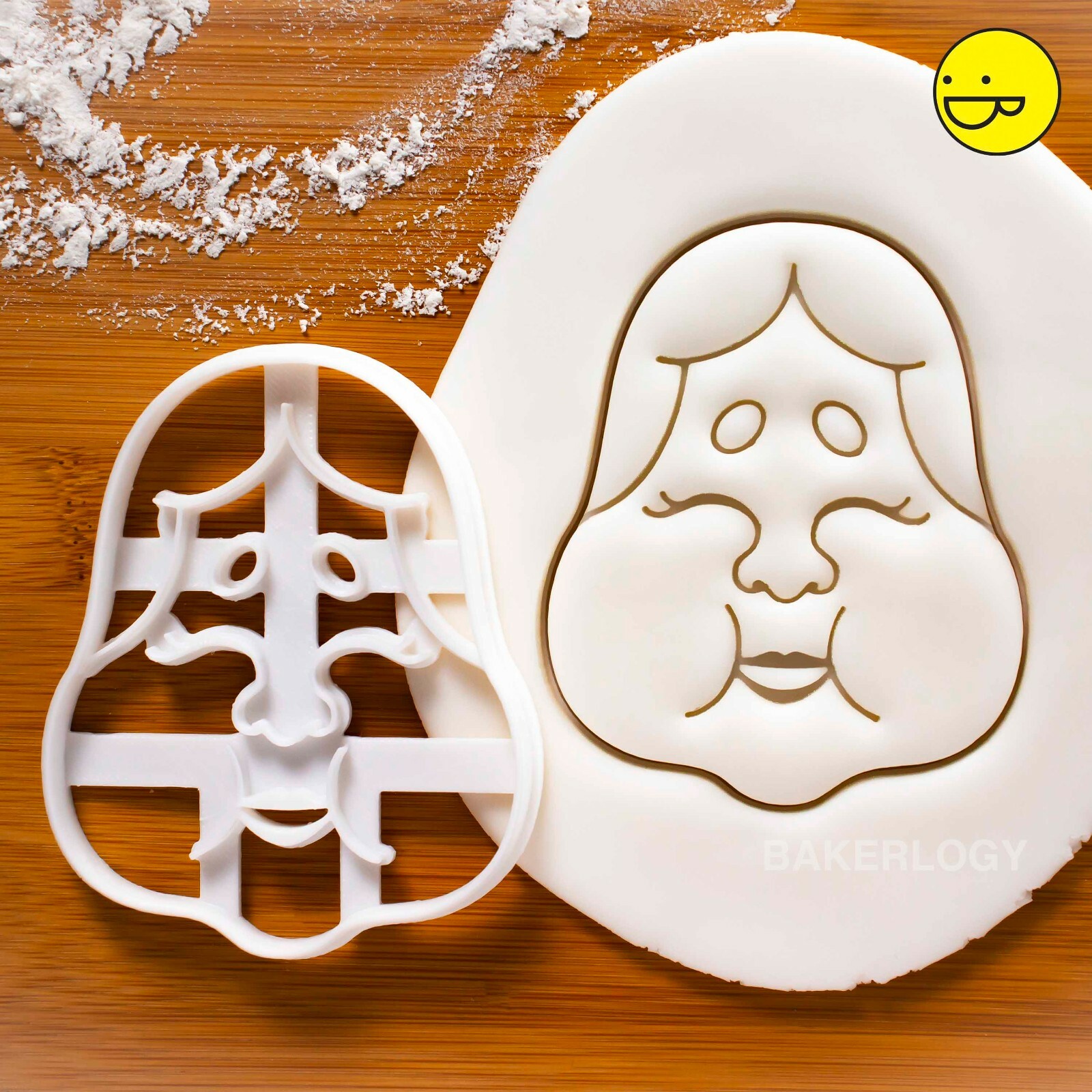 Cortador de galletas cara Okonomi - Cuentos populares japoneses diosa del mirth leyenda