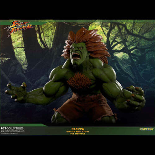 POP CULTURE SHOCK PCS Street Fighter Blanka Savage EXCLUSIVE ¼ Scale Statue NEW - Picture 7 of 10