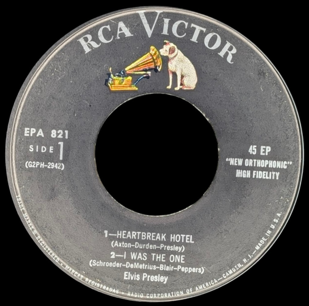 Elvis Presley – Heartbreak Hotel EPA-821, Mono, Indianapolis