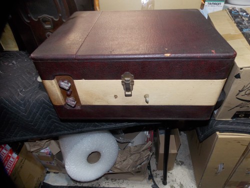 mid century webcor model 124-1 phonograph stereo Powers Up! - Picture 2 of 15