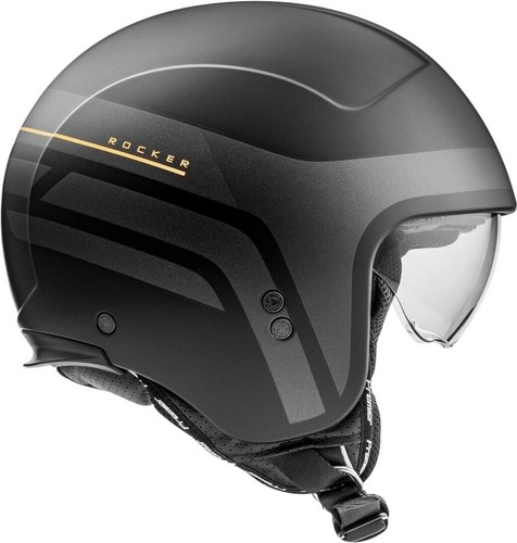 Premier casco vespa Tg M custom scrambler cafè racer special helmet jet ROCKER - Foto 4 di 4