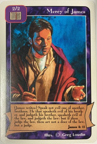 Redemption TCG CCG Limited Mercy of James Common EXCELLENT Cactus Game Designs - Picture 1 of 2